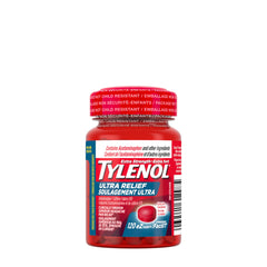 Tylenol Ultra Relief for Headache and Migraine Pain Relief, 500 mg Acetaminophen, 120 Tablets