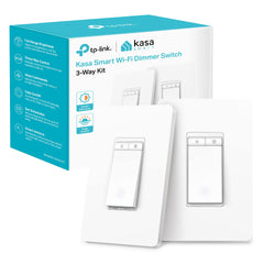 Kasa Smart 3-Way Dimmer Light Switch Kit by TP-Link (KS230 KIT V2) - Neutral Wire Required, 2.4GHz WiFi Light Switch works with Alexa and Google Home, No Hub Required, UL Certified, White