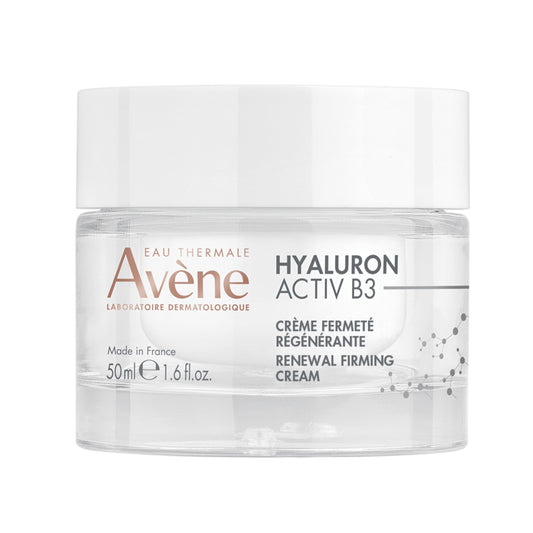 Eau Thermale Avene Hyaluron Activ B3 Renewal firming day cream, for Aging Skin and wrinkles, Hyaluronic Acid and Niacinamide, 50ml