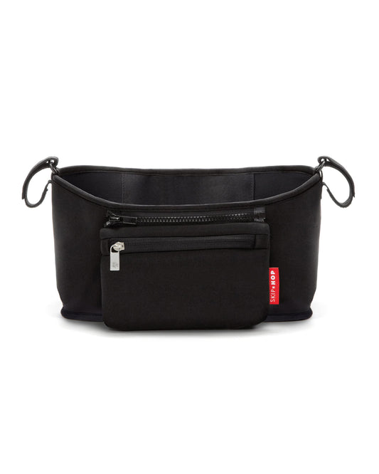 Skip Hop Universal Stroller Organizer: Insulated Beverage and Essentials Stroller Caddy, Black