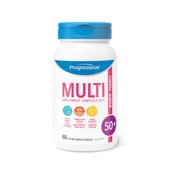 Progressive MultiVitamin for Women 50+ - 60 Capsules | Made with Green Food Concentrates, Damiana, Green Tea and Antioxidants.