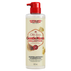 Old Spice Gentleman's Blend Exfoliating Body Wash, Brown Sugar & Cocoa Butter, 532ml