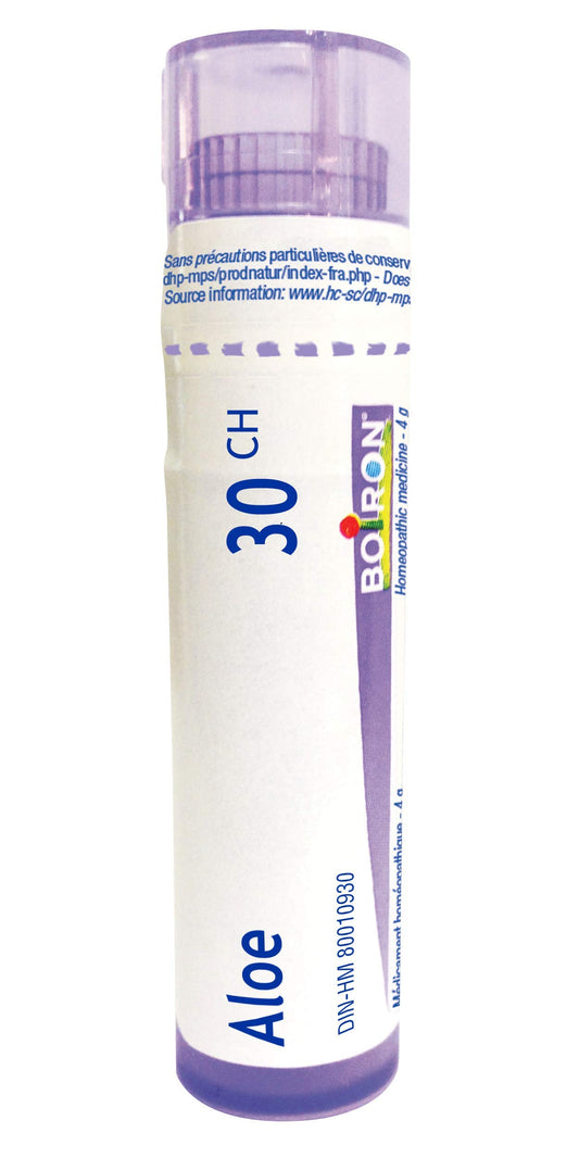 Aloe (aloe socotrina) 30ch,Boiron homeopathic medicine, 4g