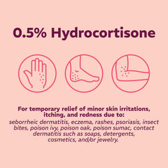 Cortate Hydrocortisone Cream, Skin Irritations, Itching, Dryness, Scaling and Redness, 15 g