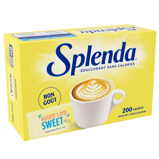 SPLENDA No Calorie Sweetener, 200 Count Packets