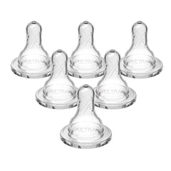 Dr. Brown's Ultra-Preemie Narrow Baby Bottle Nipple, Specialty Extra Slow Flow Rate, 100% Silicone Bottle Nipple, BPA-Free, 0m+ – 6-Pack