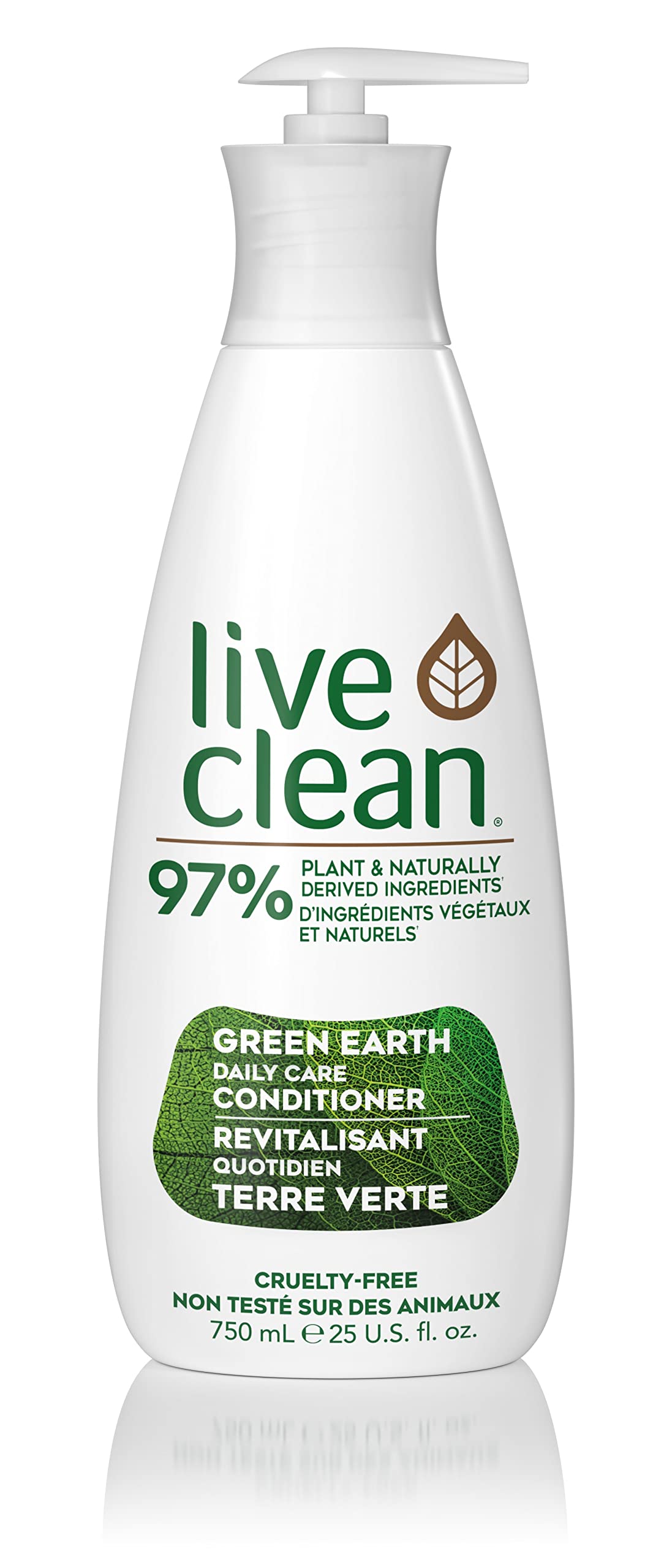 Live Clean Conditioner, Daily Care Green Earth, 750 mL