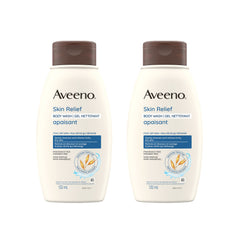 Aveeno Body Wash for Dry & Sensitive Skin with Colloidal Oatmeal – Unscented Hypoallergenic Cleanser Moisturizes & Soothes Itchy Skin, Fragrance Free Formula, Pack of 2 (1064 ml Total)