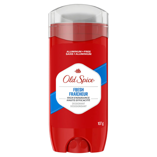 Old Spice High Endurance Deodorant for Men, Aluminum Free, 48 Hour Protection, Fresh Scent, 107 g