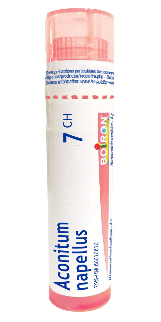 Aconitum napellus 7ch, Boiron homeopathic medicine, 4g