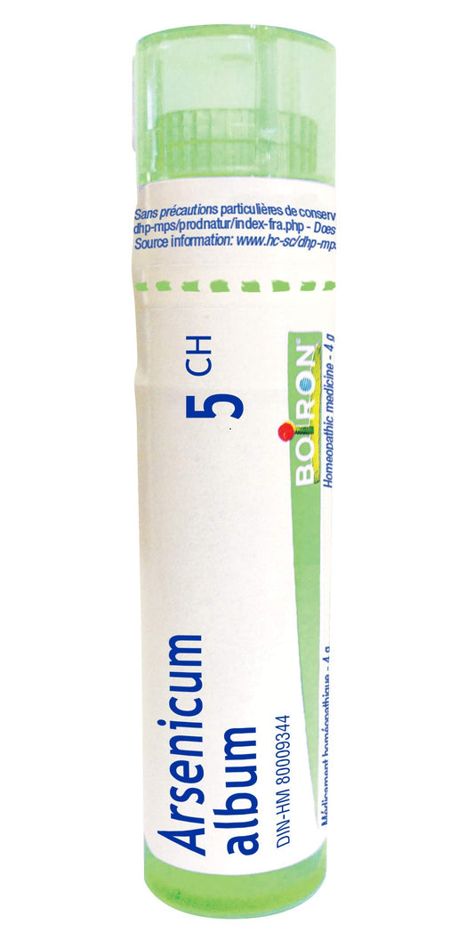 Arsenicum album 5ch,Boiron homeopathic medicine, 4g