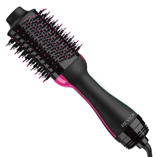 Revlon RVDR5222F One-Step Volumizer and Ionic Hair Dryer with Advanced Ionic Technology, Hot Air Brush, Less Frizz, 3 Heat/ 2 Speed Settings, Travel Friendly, Black