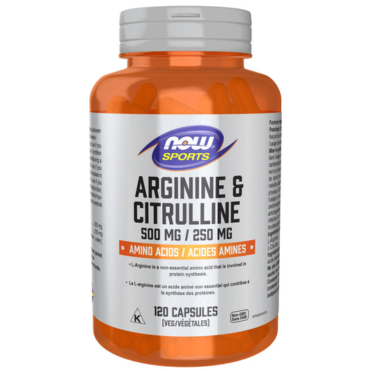 Now Foods Arginine & Citrulline 120vcap