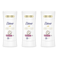 Dove Antiperspirant Stick for Women Caring Coconut Scent, Women's Deodorant, 48 Hour Protection for Soft And Comfortable Underarms 74 g (Pack of 3)