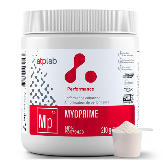 ATP LAB Myoprime Creatine Monohydrate Powder - 210g Raspberry, 30-Servings - Workout Supplement for Gym - Athletic Support Creatine Powder, Helps Increase Performance During Intensive Exercise Workout