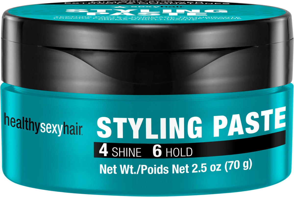 SexyHair Healthy Styling Paste Texture Paste, 2.5 Oz | Medium, Pliable Hold and Control | Satin Finish | All Hair Types