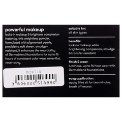 Dermablend Illuminating Banana Powder, Loose Setting Powder Makeup for Brightening and a Long, Lasting Luminous Finish, up to 16hr Wear, 18g, 2022 ELLE Beauty Grand Prix Winner.