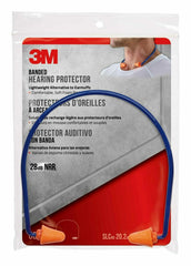 3M Band Style Hearing Protector/Earplugs, 1 Band (NRR 28 dB) Oranges