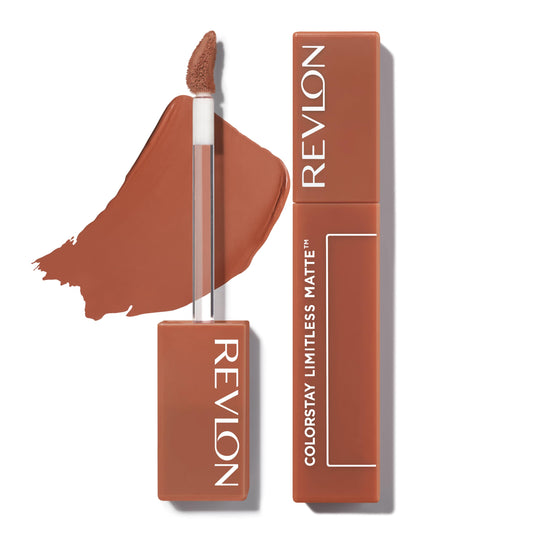 Revlon Lipstick, ColorStay Limitless Matte Liquid Lipstick, Vegan Formula, No-Budge Matte, Longwear Lipstick, Long Lasting, Lightweight/Comfortable, Waterproof, 003 Upper Hand, 0.17 fl oz/ 5ml