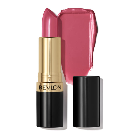 Revlon Lipstick, Super Lustrous Lipstick, Creamy Formula For Soft, Fuller-Looking Lips, Moisturized Feel, 805 Candied Rose, 0.15 oz/ 4.2g