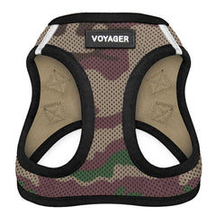 Voyager Step-in Air Dog Harness - All Weather Mesh Step in Vest Harness for Small and Medium Dogs and Cats by Best Pet Supplies - Harness (Army/Black Trim), XX-Small