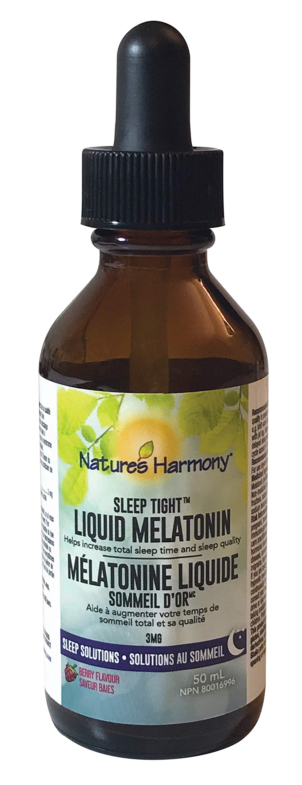 Nature’s Harmony® Melatonin 3MG Liquid（50ml）