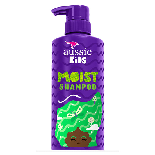 Aussie Kids Moist Sulfate Free Shampoo for Kids, 16 fl oz/ 475 mL