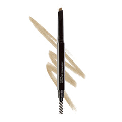 wet n wild Ultimate Eyebrow Retractable Definer Pencil, Dual-Sided Brow Brush, Fine Tip, Shapes, Defines, Fills Brow Makeup - Taupe