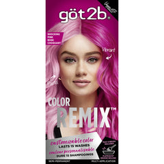 Got2b Color Remix, Customizable Semi-Permanent Hair Color, Shocking Pink 093, 1 Pack/50 ml