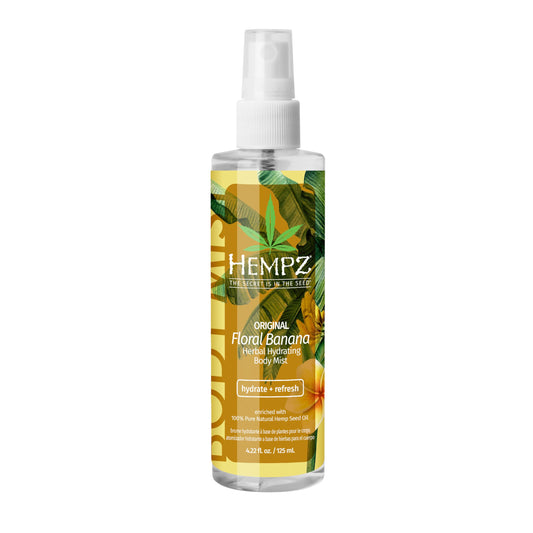 HEMPZ Original Body Mist - Refreshing Floral & Banana Fragrance 4.22oz, Perfume & Body Spray For Women, Made With 100% Hemp Seed Oils, Refreshing & Light