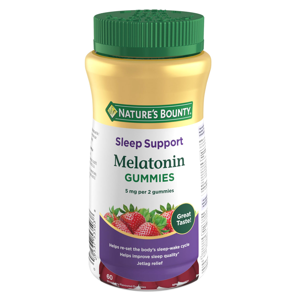 NATURE'S BOUNTY Melatonin, 2.5mg, Helps Re-Set the Body's Sleep Cycle & Improve Sleep Quality, 150 g