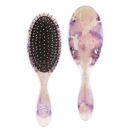 Wet Brush Original Detangler Brush - Tye Dye, Iris - All Hair Types - Ultra-Soft IntelliFlex Bristles Glide Through Tangles with Ease - Pain-Free Comb for Men, Women, Boys and Girls