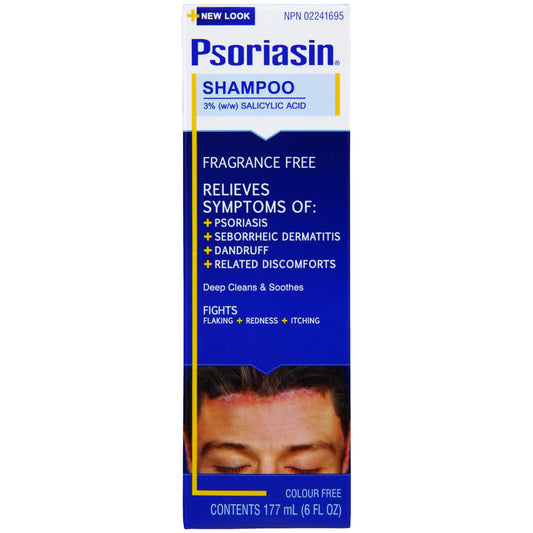 Psoriasin Shampoo Multi-Symptom Relief, 177ml