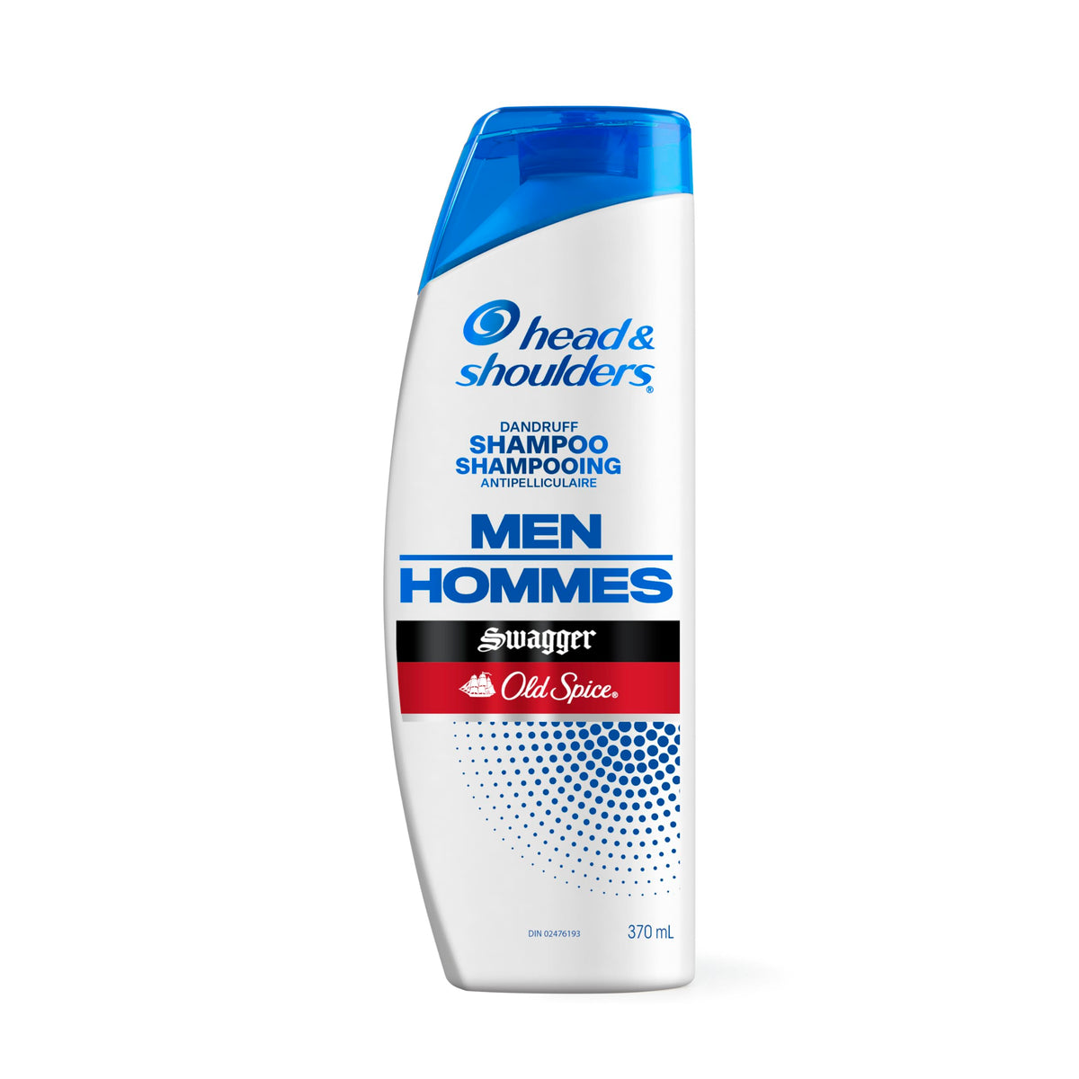 Head and Shoulders Mens Dandruff Shampoo, Anti-Dandruff Treatment, Old Spice Swagger for Daily Use, Paraben Free, 370 mL