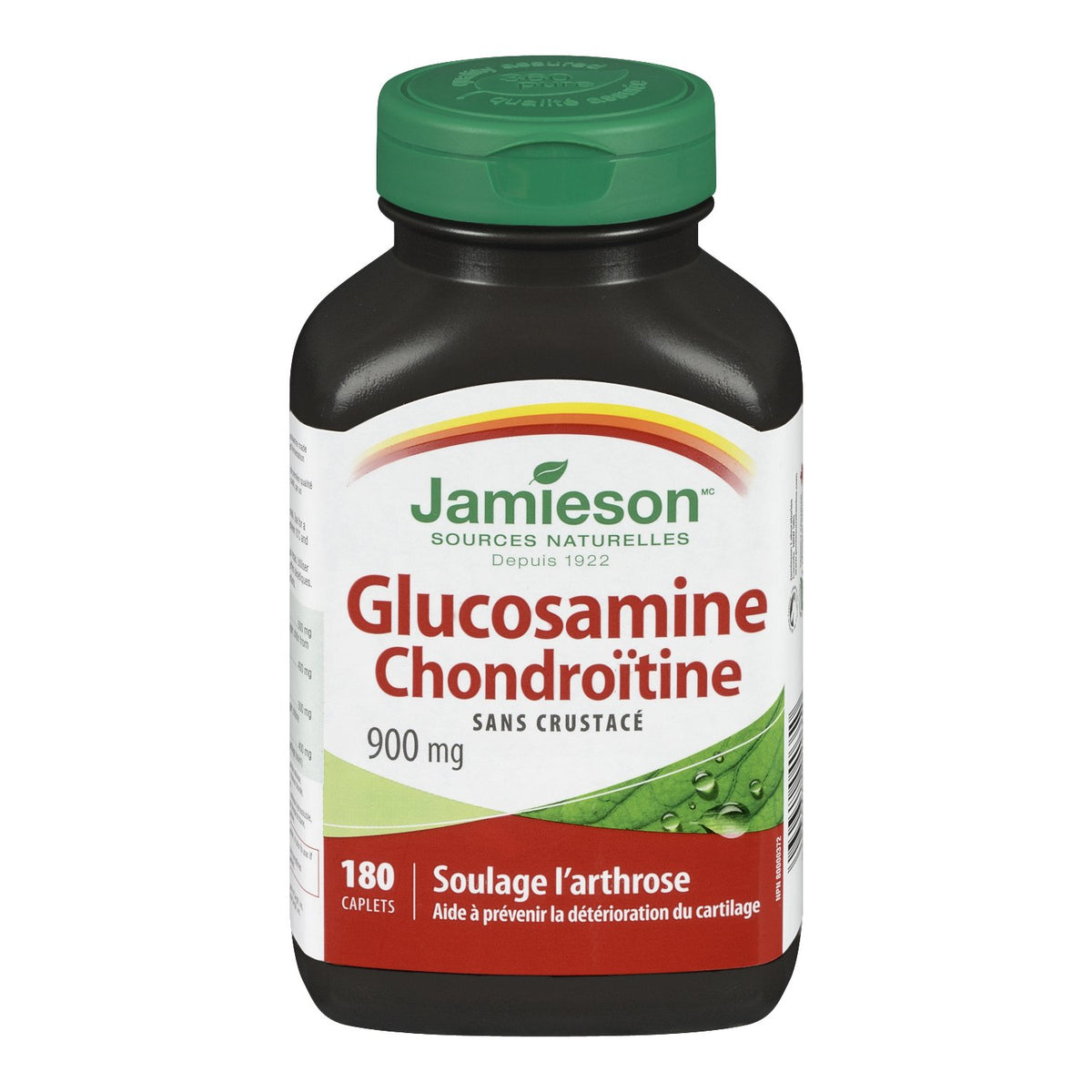 Glucosamine Chondroitin 900 mg Extra Strength Softgels - Bonus Size, Gluten-Free , 180 Count (Pack of 1)
