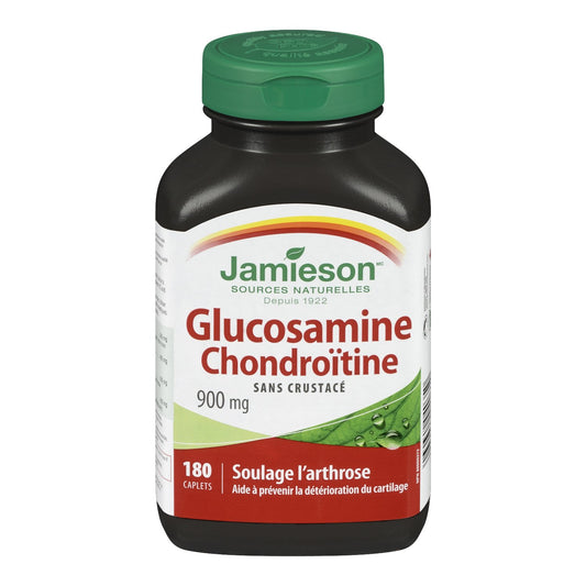 Glucosamine Chondroitin 900 mg Extra Strength Softgels - Bonus Size, Gluten-Free , 180 Count (Pack of 1)