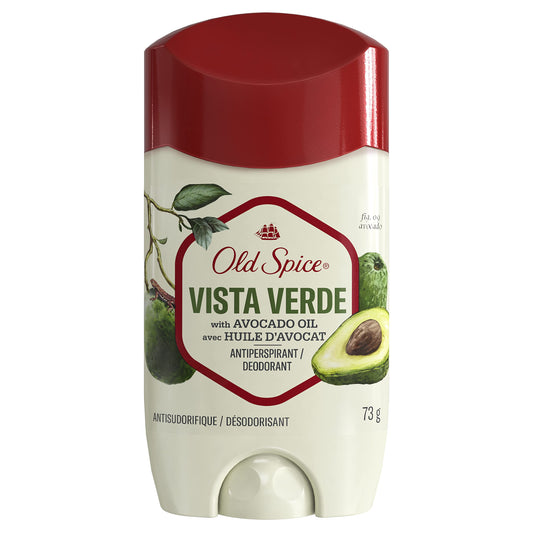 Old Spice Men's Antiperspirant & Deodorant Vista Verde Avocado Oil, 73g