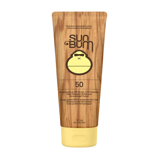 Sun Bum Original SPF 50 Sunscreen Lotion | Vegan and Reef Friendly (Octinoxate & Oxybenzone Free) Broad Spectrum Moisturizing UVA/UVB Sunscreen with Vitamin E | 177 ml