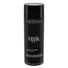 TOPPIK Hair Building Fibers for Instantly Fuller Hair (BLACK), 55 g, Fill In Fine or Thinning Hair, Instantly Thicker Looking Hair, Multiple Shades for Men & Women