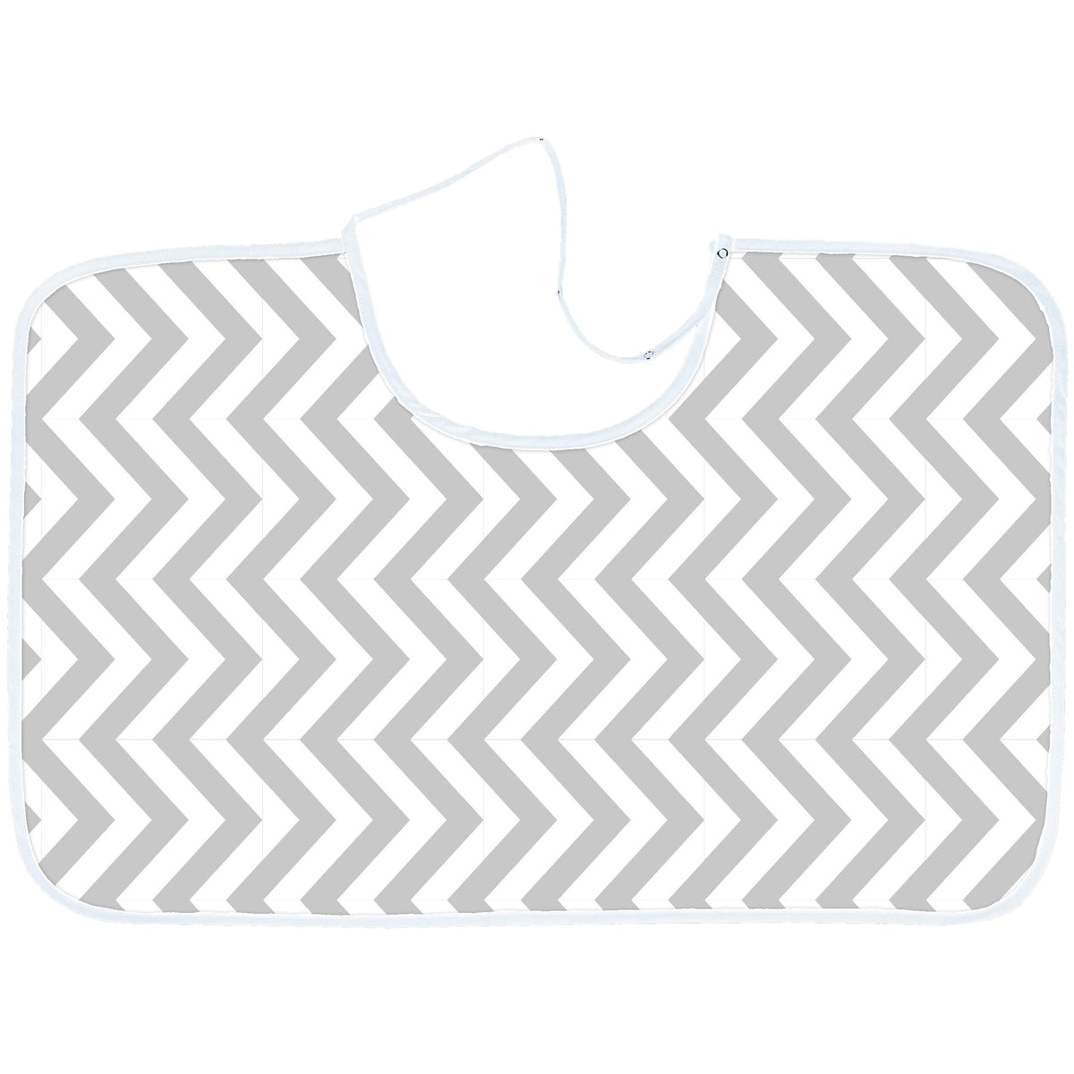 Kushies Baby Nursing Canopy, Grey Chevron