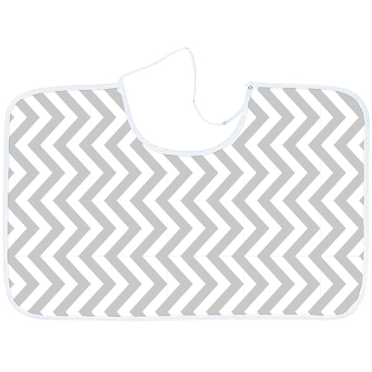 Kushies Baby Nursing Canopy, Grey Chevron