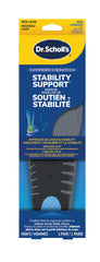 Dr. Scholl's® Stability Support Insoles, Flat Feet & Overpronation Low Arch Support, Improves Balance & Stability, Motion Control, Trim Inserts to Fit Shoes, Men's Size 8-14
