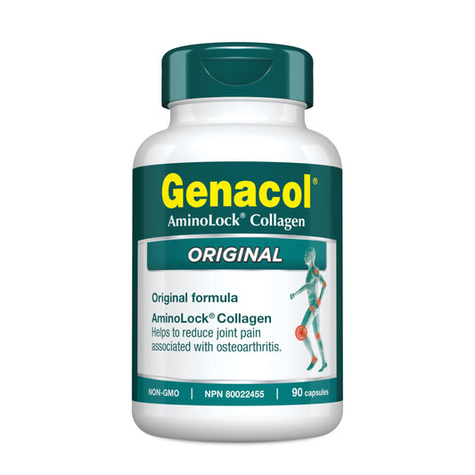 Genacol Original – Collagen Supplement with Ultra-Hydrolyzed Collagen Peptides, Eases Joint Pain, Healthy Joints Support, 90 Capsules (30-Day Supply)