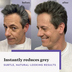 Just For Men Touch of Gray, Hair Color for Men with Comb Applicator for Easy Application, Great for a Salt and Pepper Look - Dark Brown, T-45, Pack of 1