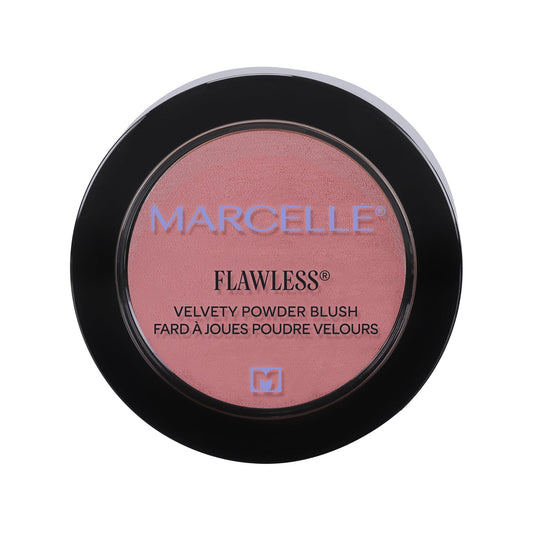 Marcelle Flawless Velvety Powder Blush, Dust, Talc-Free, Natural Healthy Glow, Smooth, Velvety Texture, Hypoallergenic, Fragrance-Free, Cruelty-Free, Paraben-Free, 3 g