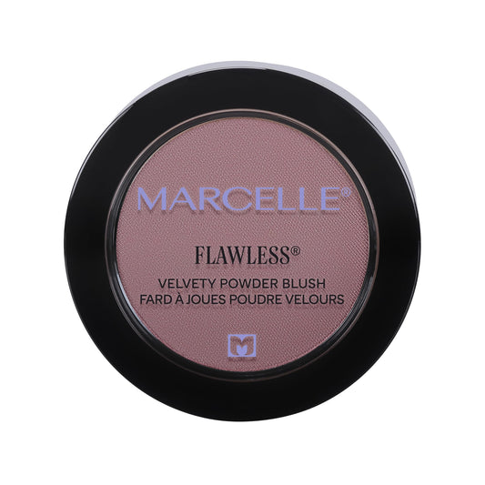 Marcelle Flawless Velvety Powder Blush, Blossom, Talc-Free, Natural Healthy Glow, Smooth, Velvety Texture, Hypoallergenic, Fragrance-Free, Cruelty-Free, Paraben-Free, 3 g