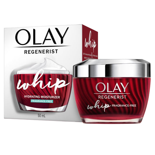 Olay Regenerist Whip Face Moisturizer, Fragrance-Free, 50 ml