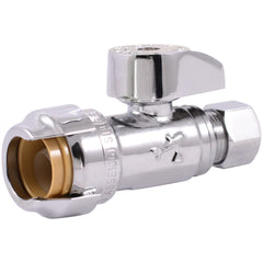 SharkBite 23037-0000LF Straight Stops and Fixture Supply Fittings, 1/2-Inch by 3/8-Inch
