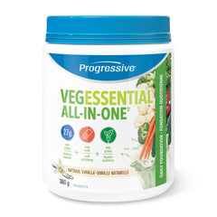 Progressive VegEssential, All-In-One Vegan Protein, Greens, Vitamins & Minerals Powder - Vanilla Flavour, 360 g