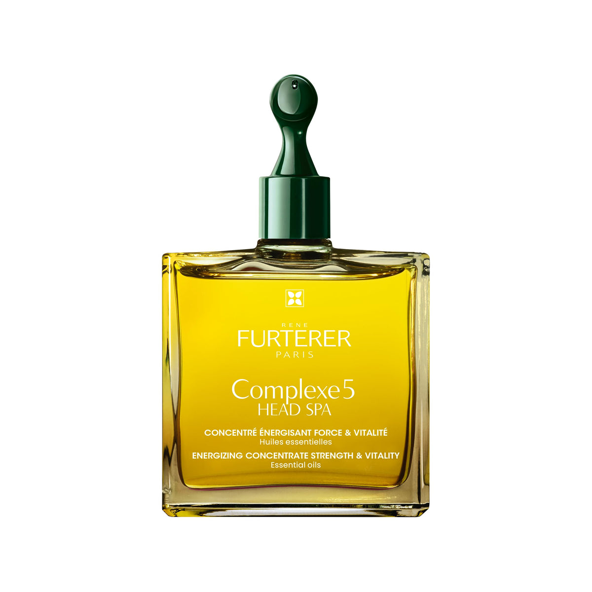 René Furterer - HEAD SPA - Complexe 5 - Pre-Shampoo Scalp Care With Essential Oils - Energizing Scalp Routine - 50ml.